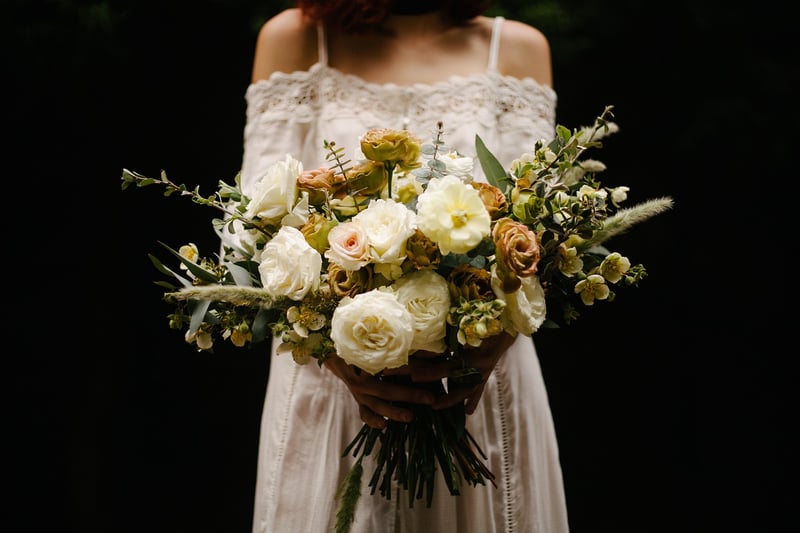 Bride in Lace Princess Dress